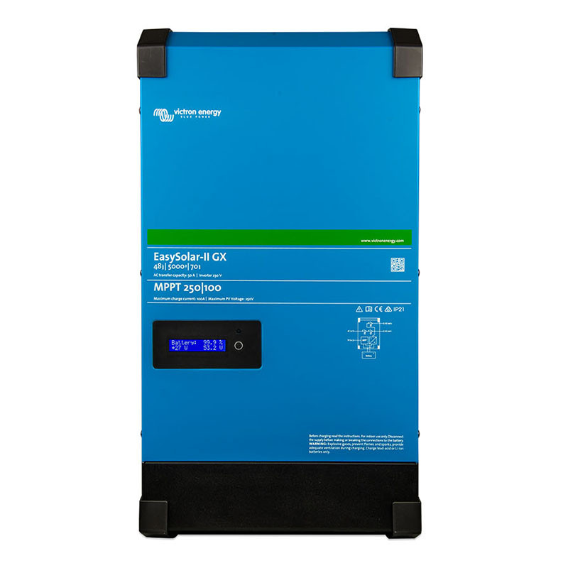 Elektrownia słoneczna 2610W Hybrydowa z akumulatorami 880Ah i przetwornicą 4000W