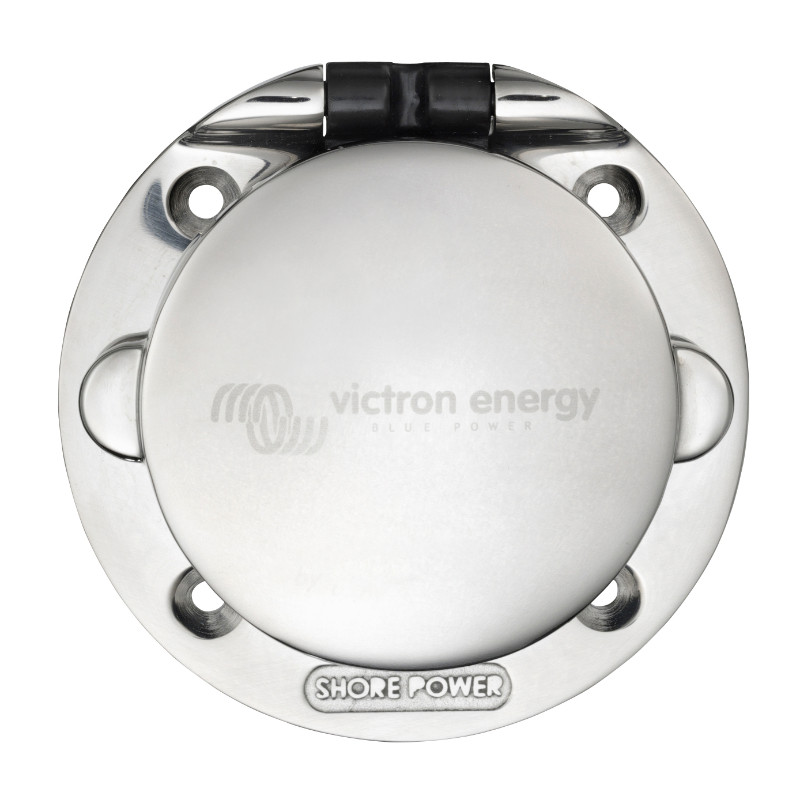Power Inlet 16A stainless steel with cover
