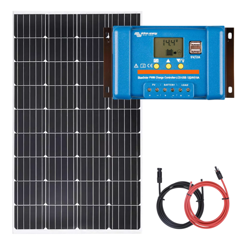 Panel słoneczny 90W z regulatorem ładowania 10A