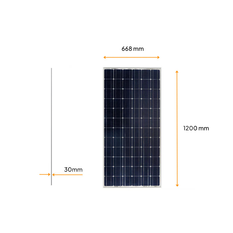 Panel słoneczny 130W Monokrystaliczny