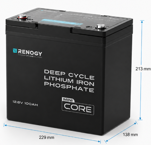 Akumulator Renogy Core Mini 12V 100Ah LiFePO4