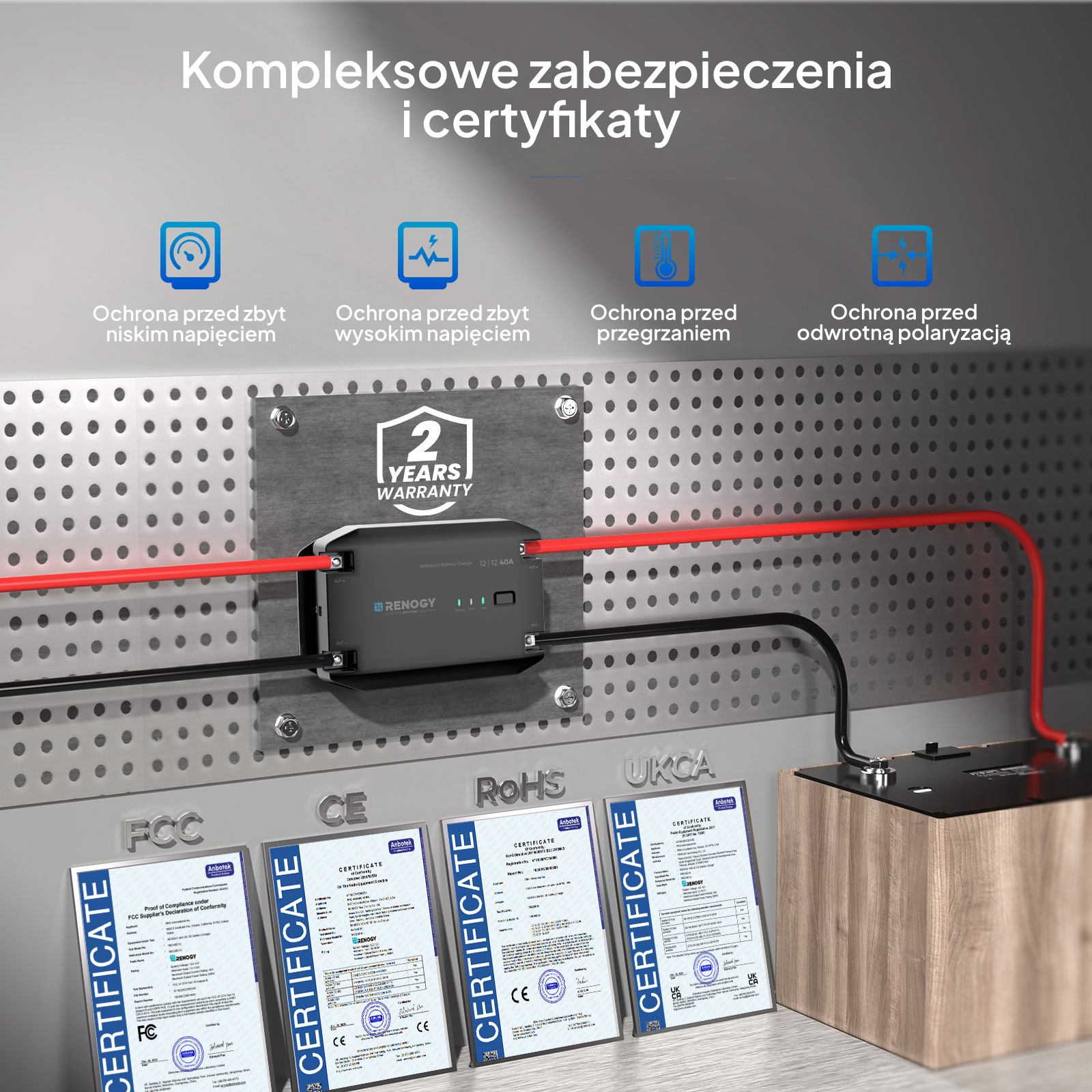 Ładowarka DC-DC Renogy 40A 12V (RBC40D1U-G3)