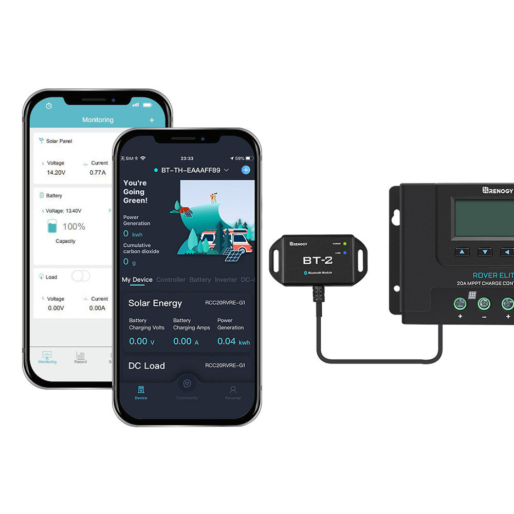 Moduł Bluetooth Renogy BT-2 do portu RS485 (RCM-BT2)