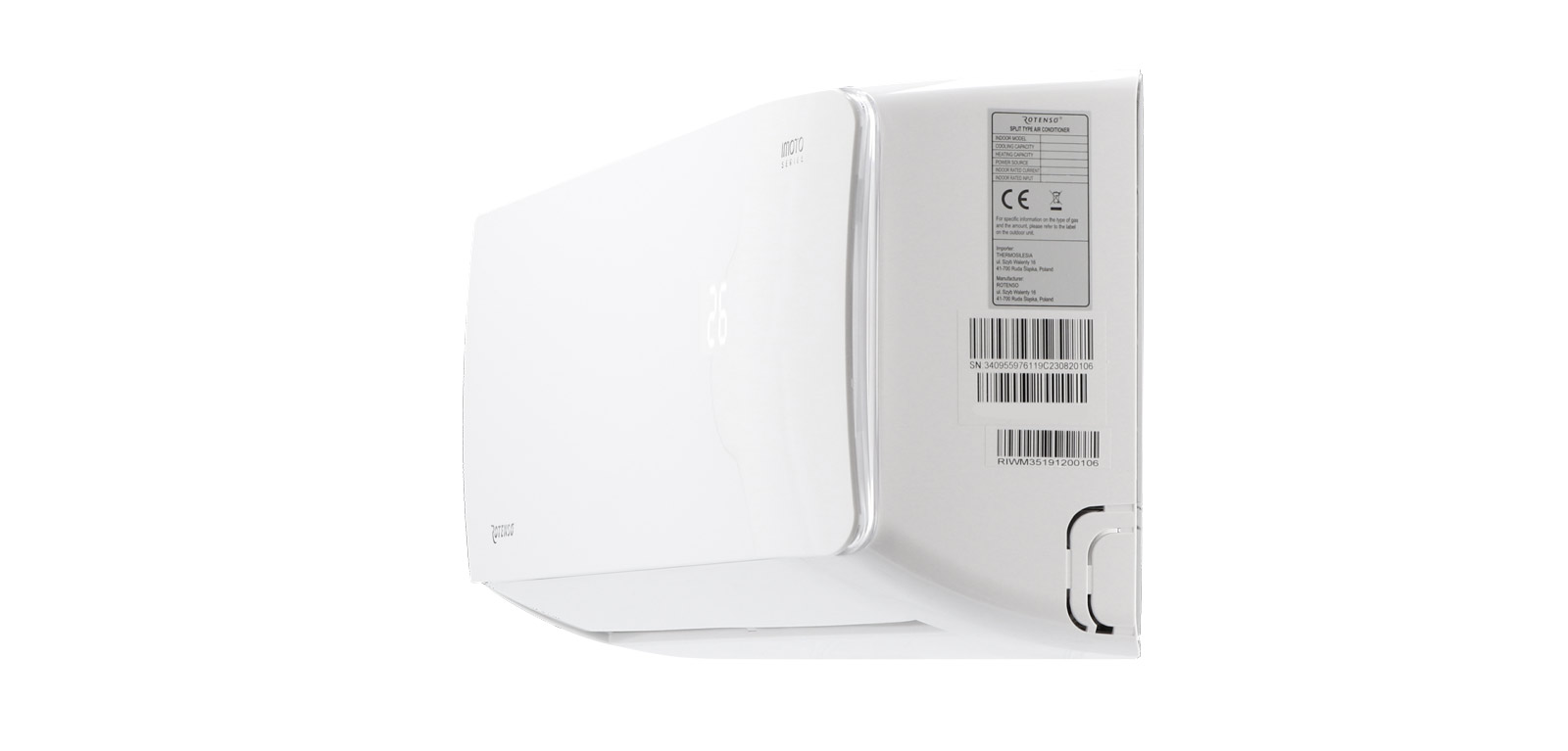 Klimatyzator pokojowy Rotenso Imoto z WiFi I26Xi R14 (jednostka wewnętrzna)