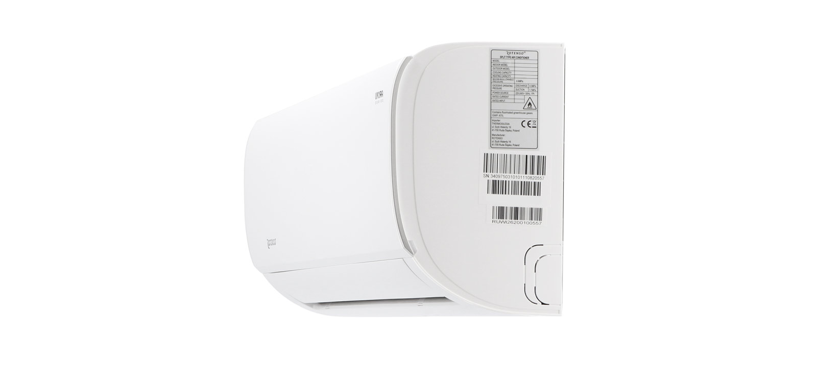 Klimatyzator pokojowy Rotenso Ukura z WiFi U26Xi R15 (jednostka wewnętrzna)