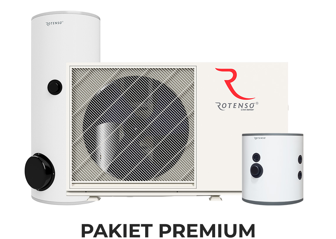 Pakiet PREMIUM - Rotenso AIRMI Monoblock 8 kW z akcesoriami