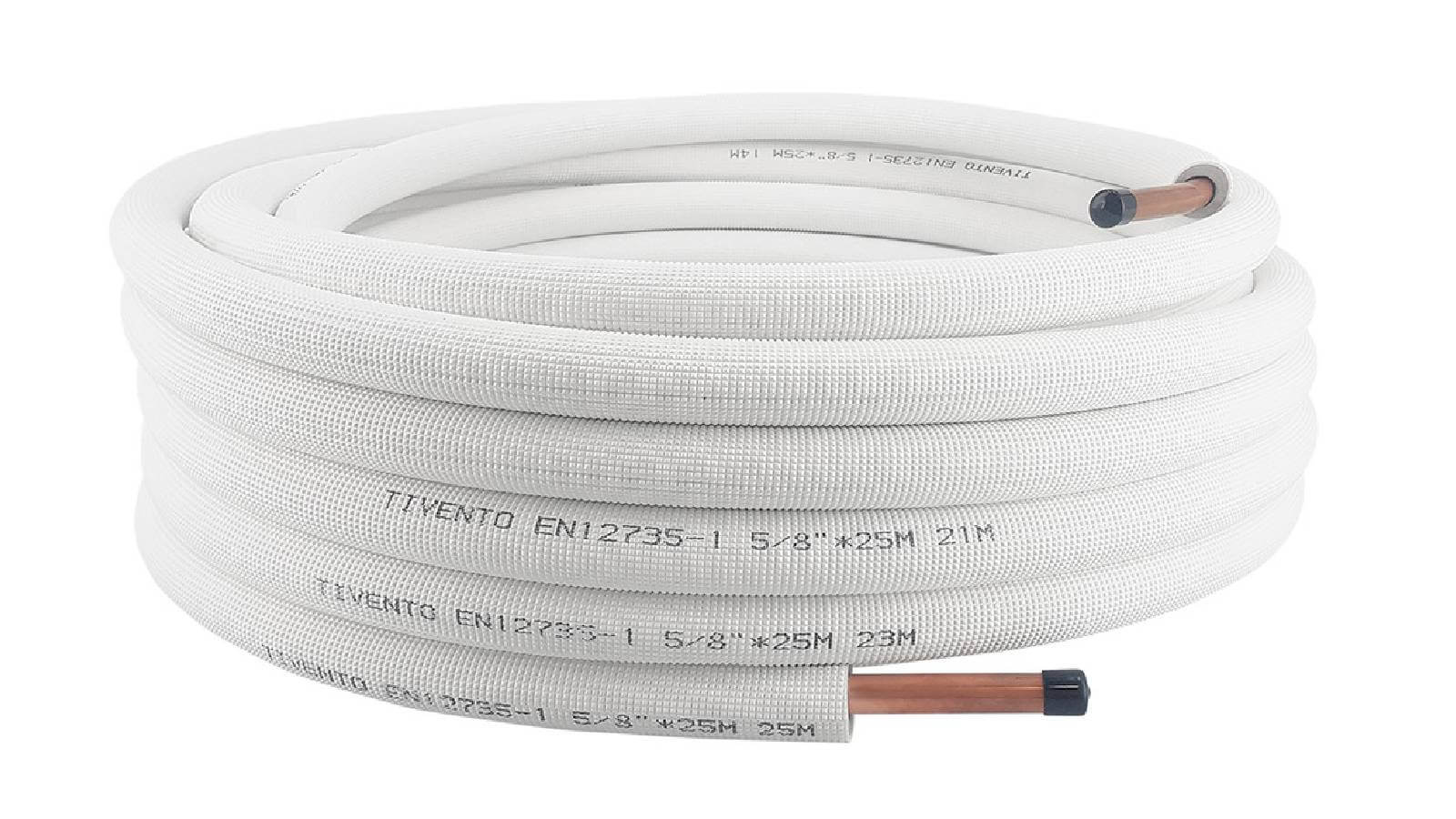 Rura Miedziana w otulinie 3/4 krąg 25 m Tivento Flex