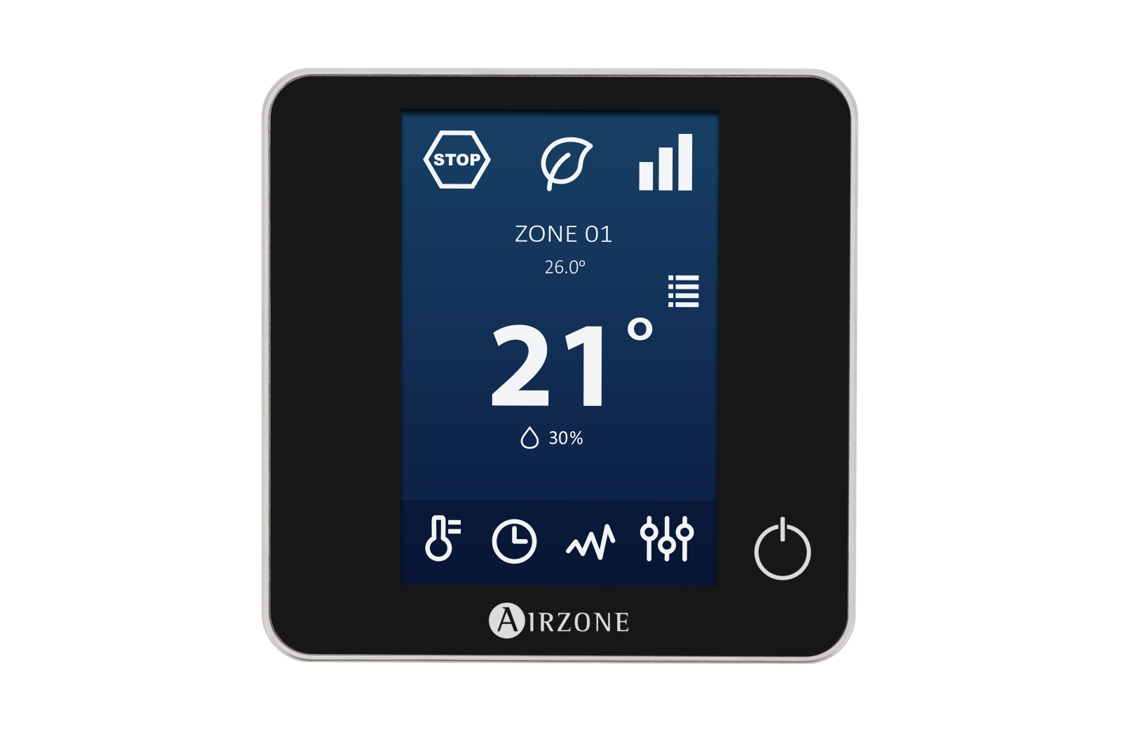 Termostat Airzone Blueface Zero Cable czarny
