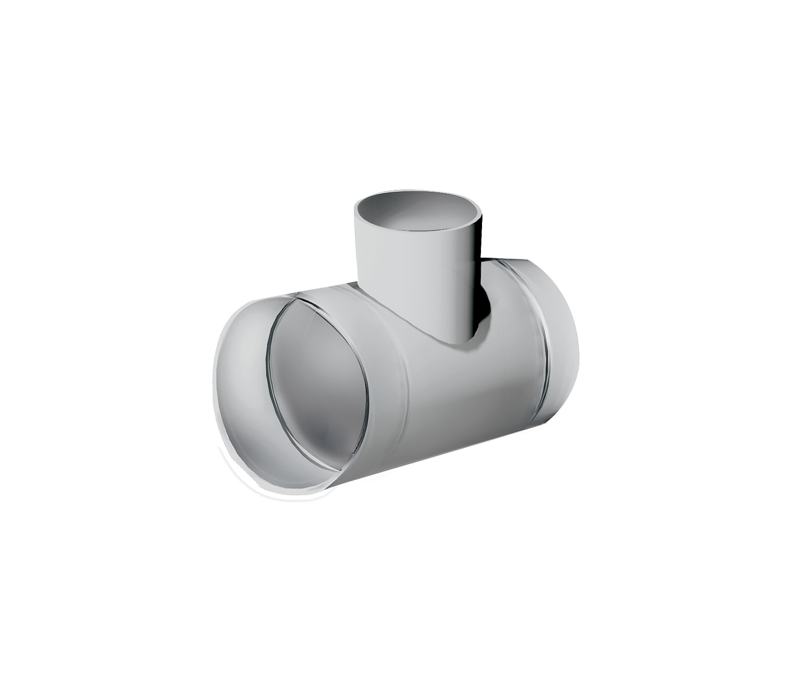 Trójnik spiro iSTREAM STEEL 125