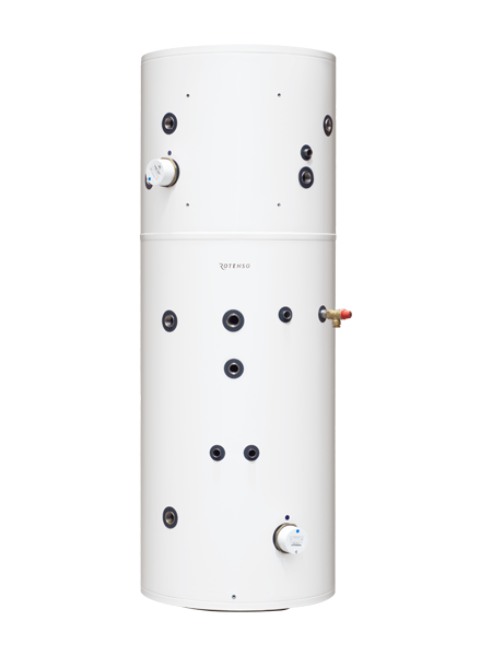Zbiornik CWU ze stali nierdzewnej z buforem Thermos Twin Inox AQT200+90IX1 R13