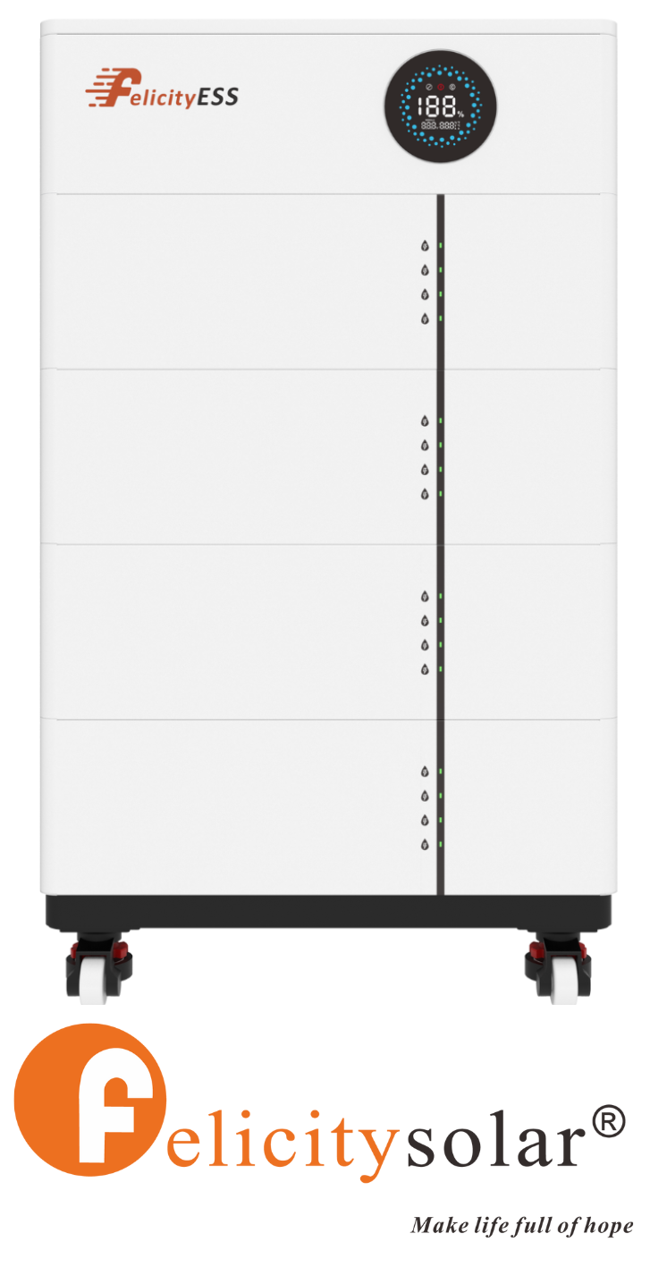 Felicity: Zestaw Bateria FLS48100SG2-5 25.6kWh 100Ah (niskonapięciowy)