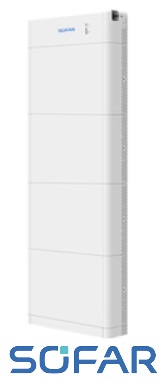 SOFAR Magazyn energii 20kWh zawiera(4 x BTS 5K Bateria 5.12kWh z funkcją grzania oraz BTS 5K-BDU Moduł zarządzający z podstawą)