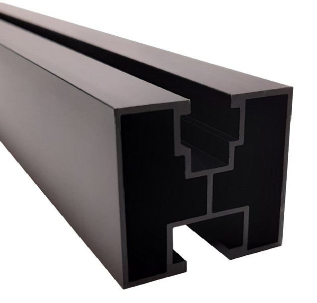 Profil aluminiowy 40*40 Śruba Sześciokątna L:2220mm anodowany czarny