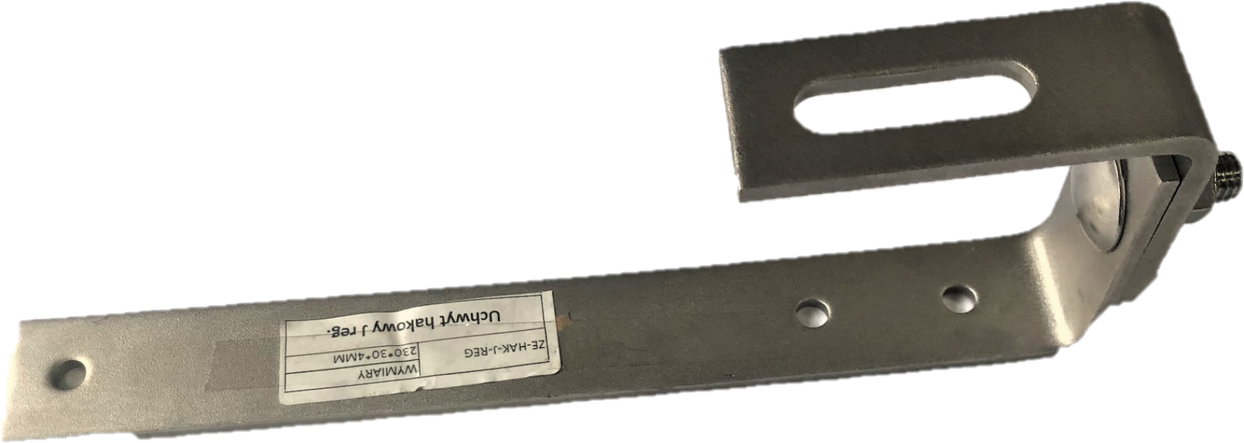 Uchwyt J: 230x30x4mm regulowany Typ:1
