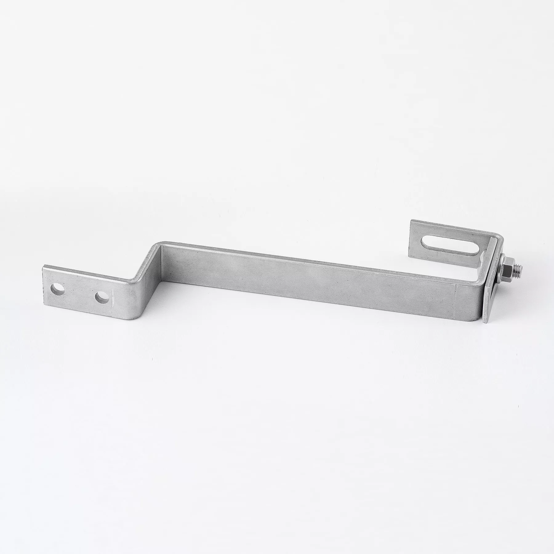 Uchwyt hakowy L regulowany – 240x30x5 mm (dachówka karpiówka)
