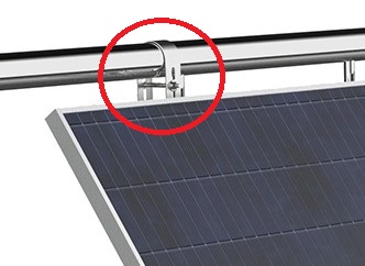 Balkonowa konstrukcja z podwójną regulacją do montażu paneli słonecznych 22°-50° (TYP1)