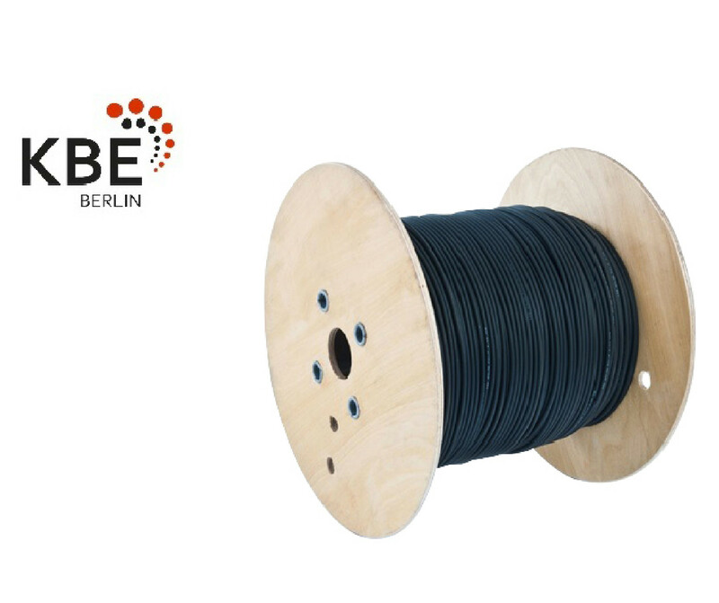 KBE Czarny Kabel solarny 4mm2 DB+EN 50618(H1Z2Z2-K)and IEC 62930(IEC 131)