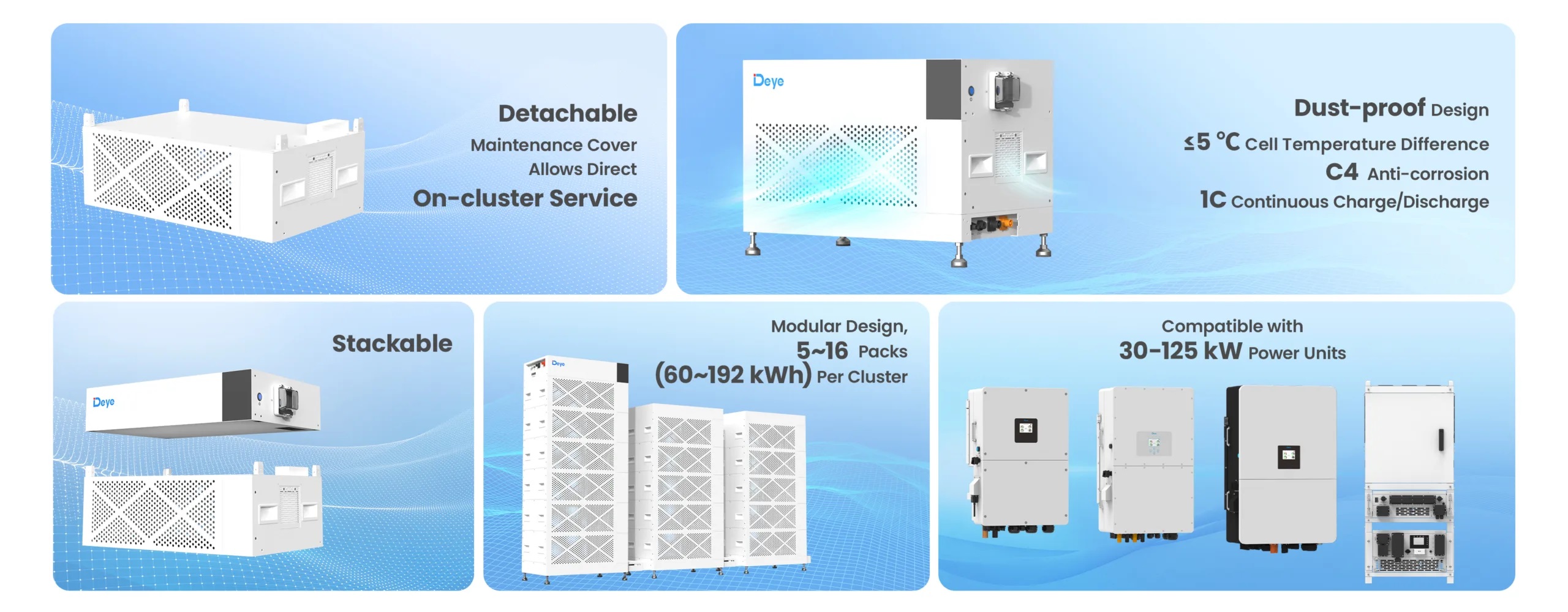 DEYE Magazyn Energii HV bateria GB-W-Pack12-2-A3 12.03kWh IP20 (wysokonapięciowy)
