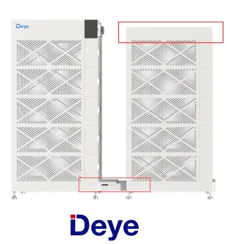 DEYE Teleskopowa prowadnica szynowa + Górna pokrywa do baterii GB-W-Pack12-2-A3