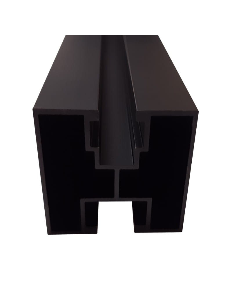 Profil aluminiowy 40*40 Śruba Sześciokątna L:7200mm anodowany czarny