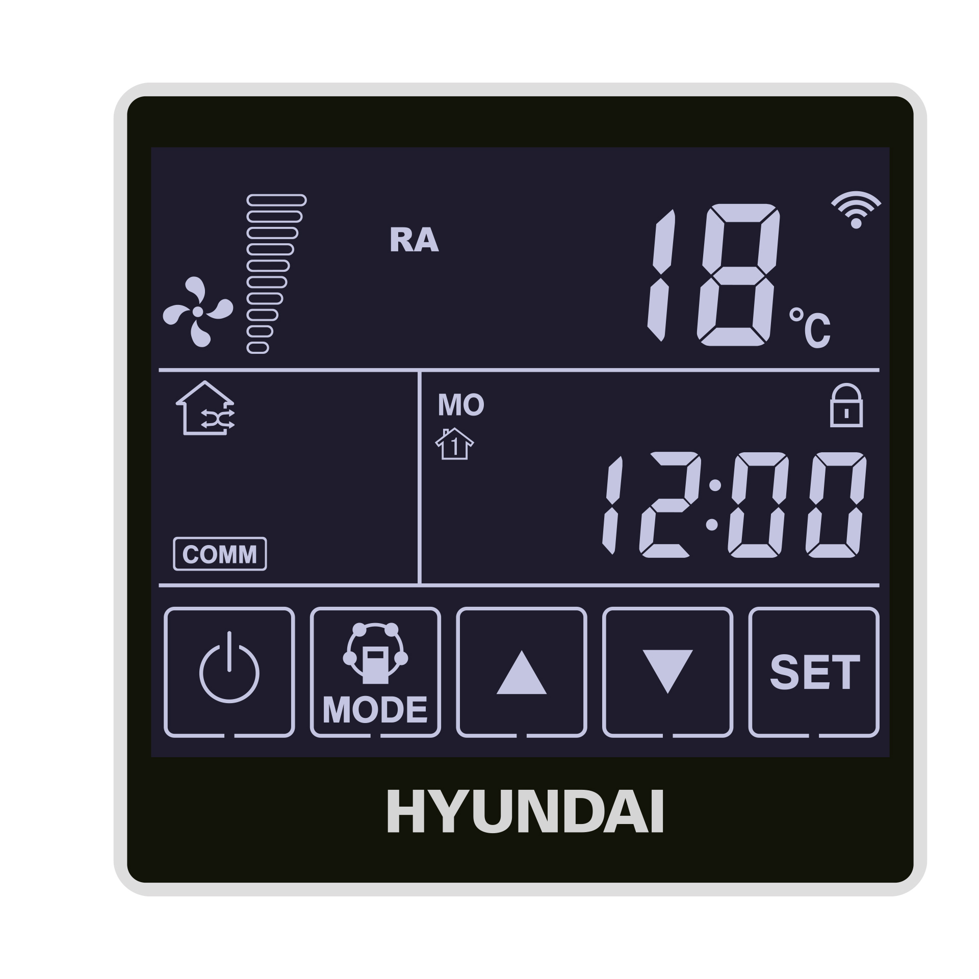 HYUNDAI Rekuperator z wymiennikiem krzyżowym HRS-COMFORT-PRO 500