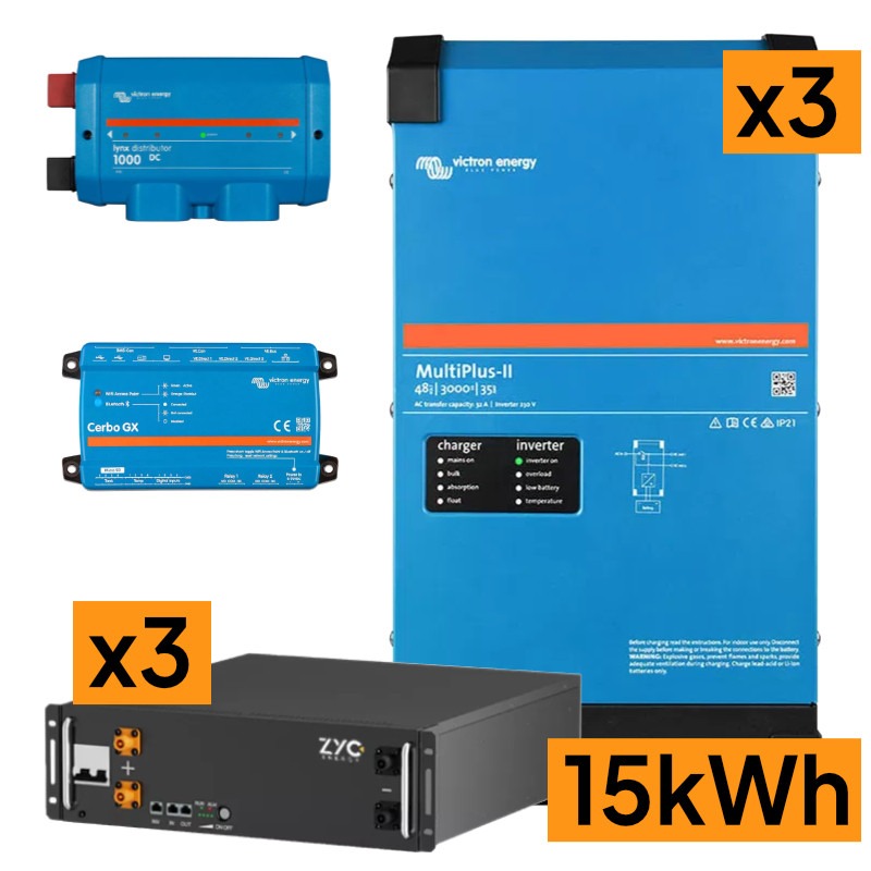 Trójfazowy magazyn energii 9kVA/15kWh