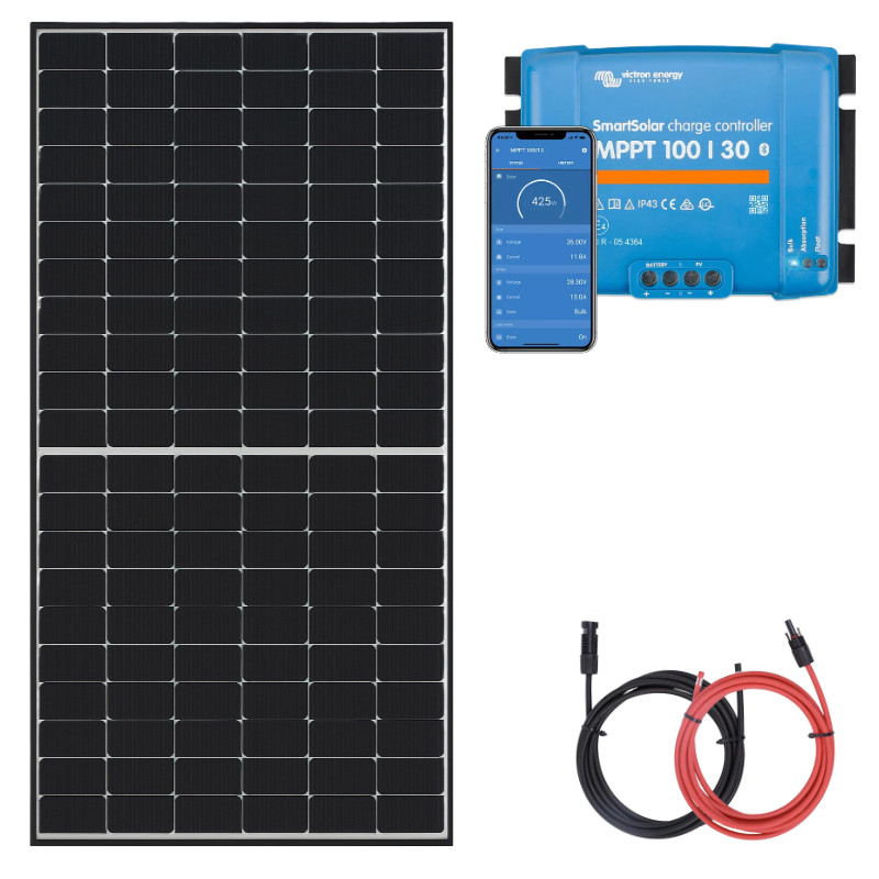 Panel słoneczny 455W z regulatorem ładowania 30A MPPT